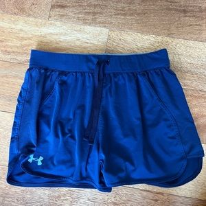 under armour navy shorts